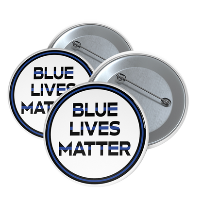 "Blue Lives Matter" Button (Set of 2)
