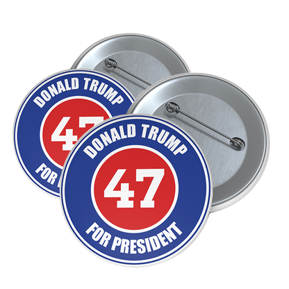 "TRUMP 47" Button (Set of 2)